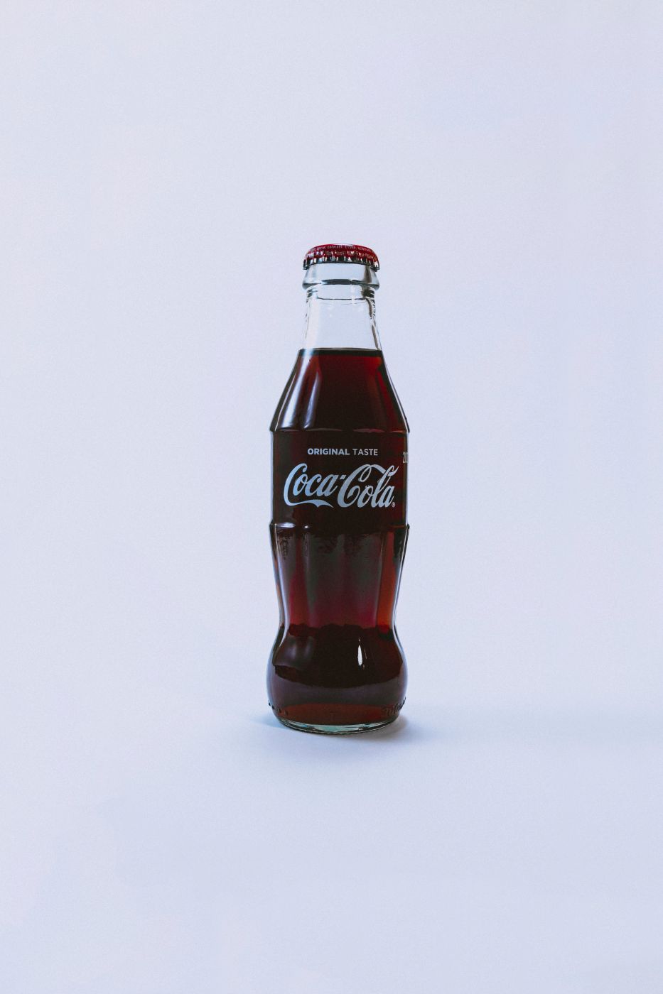 A classic bottle of coke